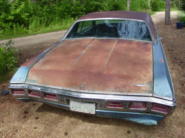 1969 chevy caprice 2dr coupe project or parts car like impala custom