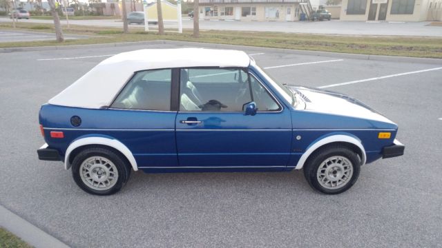 no reserve - 1986 volkswagen cabriolet wolfsburg edition