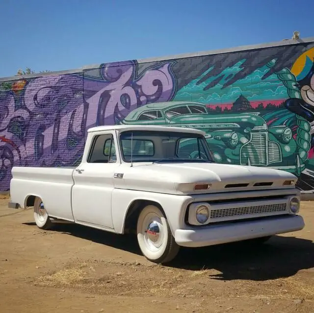 v8 at pickup truck hot rod rat custom fleetside 1964 1963 1962 1966 c10 61 1960