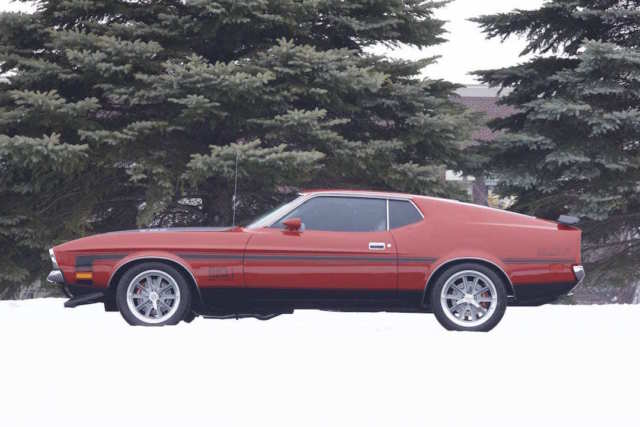 1972 ford mustang mach 1 fastback, amsoil promotional sema custom show car 437hp