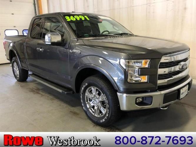 2015 ford f-150 lariat 4x4 lariat 4dr supercab 6.5 ft. sb for sale in westbrook, maine