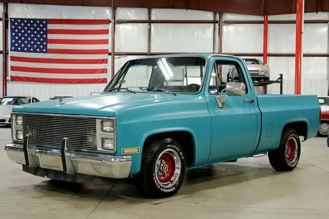 1981 chevrolet c-10 69139 miles teal pickup truck 350ci v8 automatic