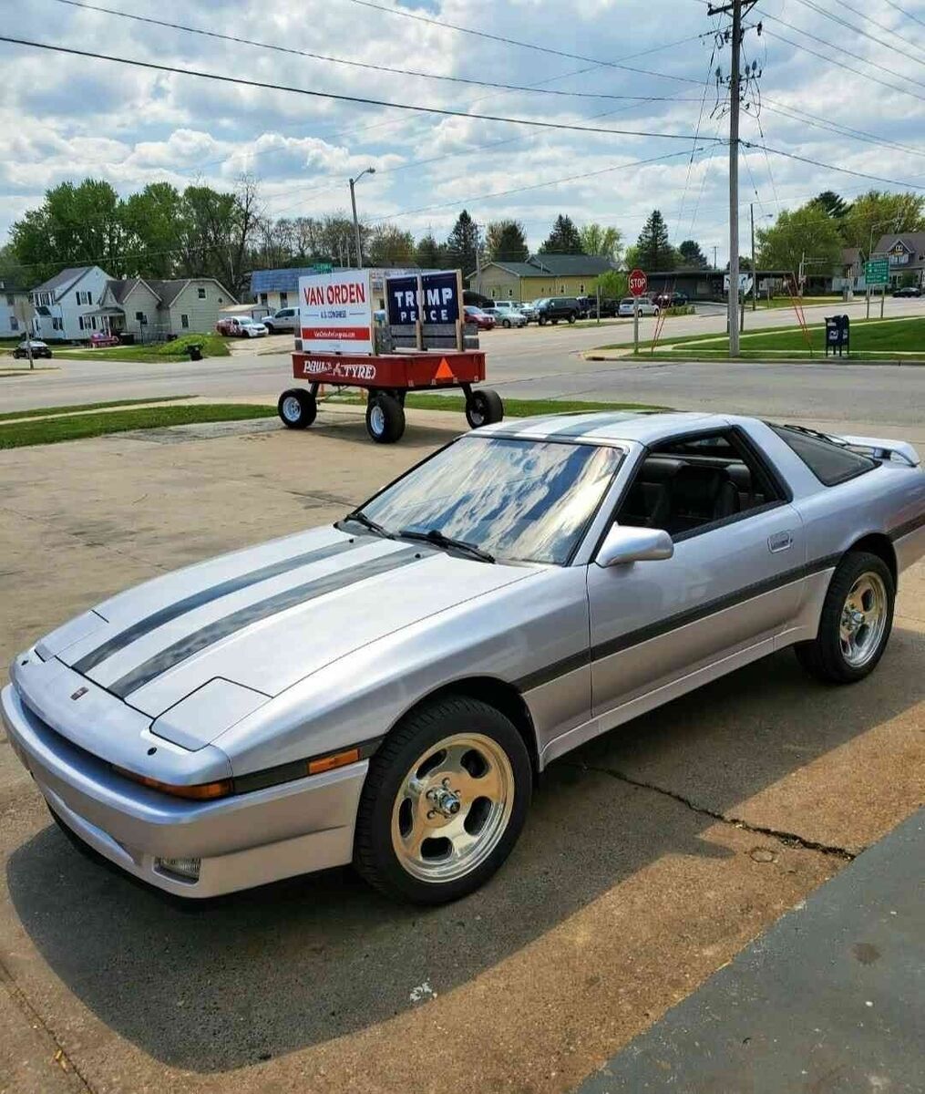 1986 toyota supra hatchback grey