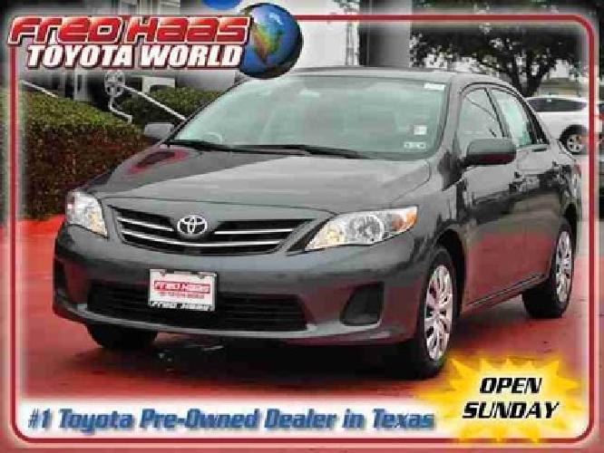 2013 toyota corolla le one owner warranty in spring, tx