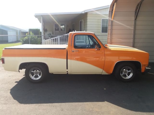 1982 chevrolet silverado c-10 custom shortbed pickup truck