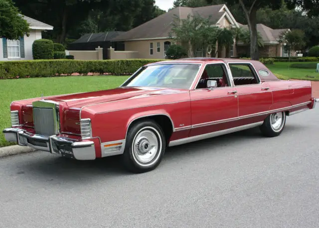 best color combo - low mile survivor 1977 lincoln towncar - 74 orig mi