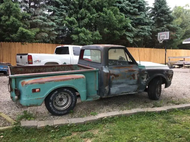 1969 chevy c10 step side short bed project roller