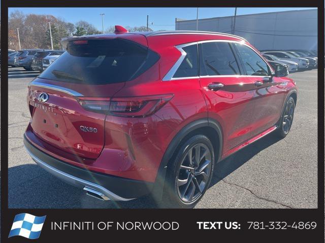 2023 infiniti qx50 sensory