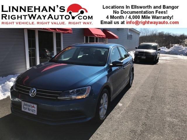 2015 volkswagen jetta se pzev se pzev 4dr sedan 6a for sale in bangor, maine