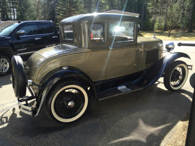1931 model a ford 5-window coupe (indented firewall- late 31)