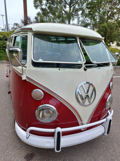 vw 23 window samba replica bus