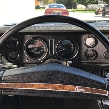 1972 camaro 350 cid mtr black / black automatic florida car nice !!!
