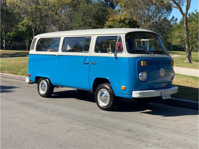 1973 volkswagen bus in costa mesa, california
