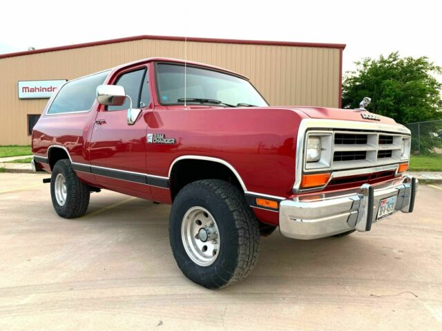 dodge ramcharger ram charger only 7k miles! super nice 4x4 fuel injected 1988