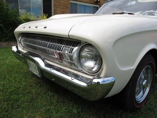 1961 ford falcon 18450 miles white 2 door 170 cid automatic