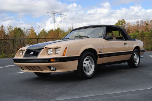 1984 mustang gt convertible - 1 of 42 produced