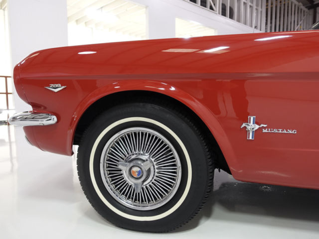 1964 1/2 ford mustang convertible | d-code 4 barrel carbureted 210 hp v8