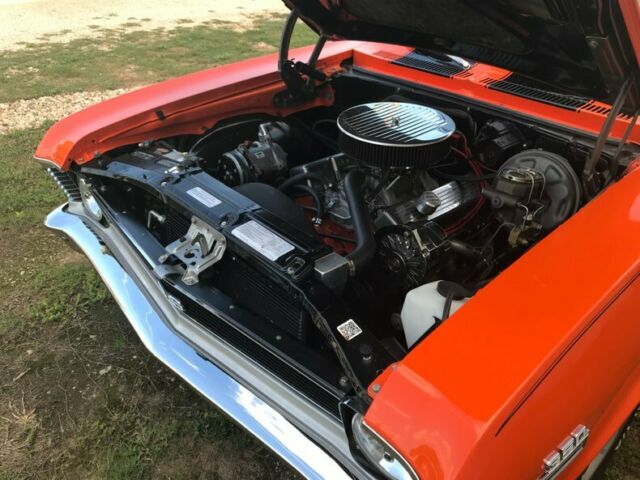 1972 chevrolet nova ss clone 350 4bbl 4spd ps pb ac 34268 miles orange coupe 350