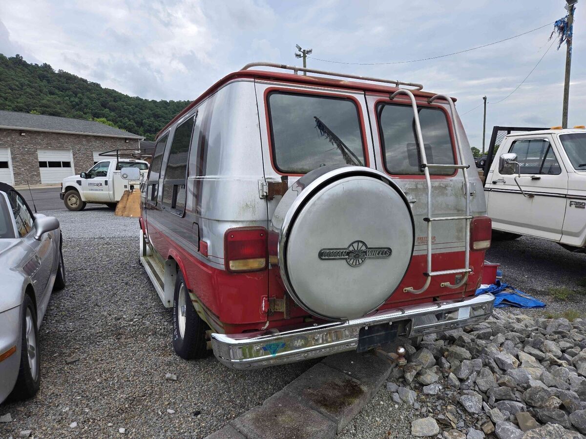 1988 gmc rally wagon / van van red g2500
