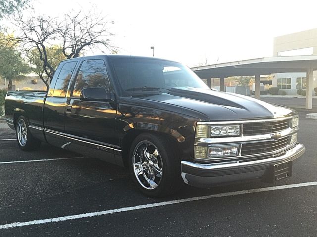 1991 silverado c1500 air ride, 5-speed, head turner