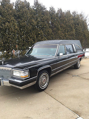 91 cadillac hearse end loader built by superior