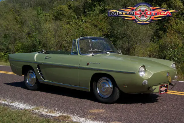 1960 renault caravelle, removable tonneau top, extremely rare car, 4 speed man