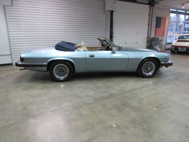 1993 jaguar xjs convertible 38,485 miles blue 4.0l l6 dohc 24v automatic