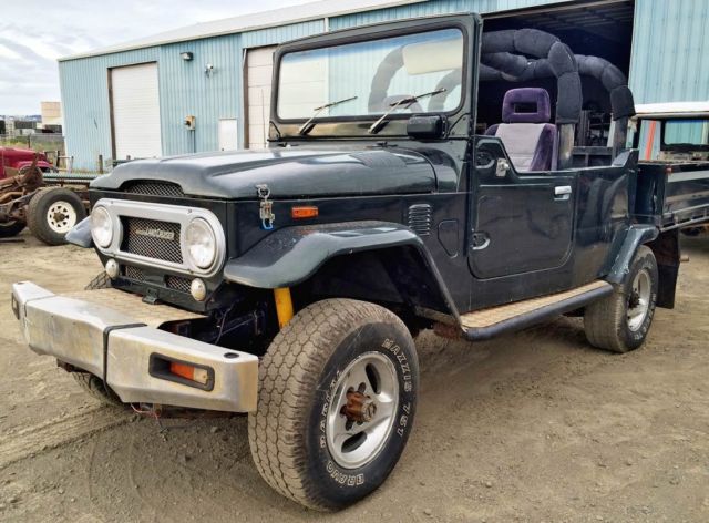1975 toyota fj45 landcruiser extend cab pickup truck custom ute fj40 40 series