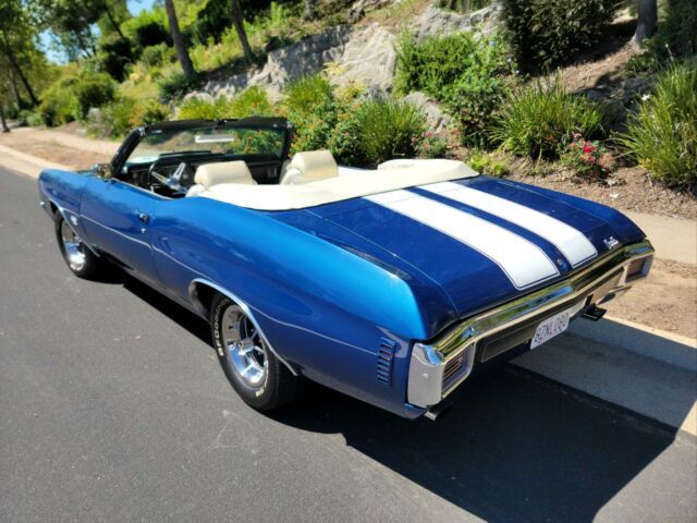 1970 chevrolet chevelle ss convertible, 396, 4 speed, fathom blue, build sheet!