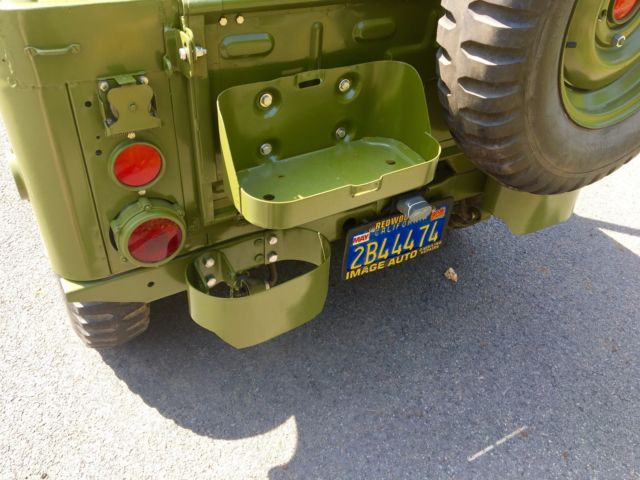 1953, willy jeep cj3a, vintage korean war era, extensive restoration, beautiful