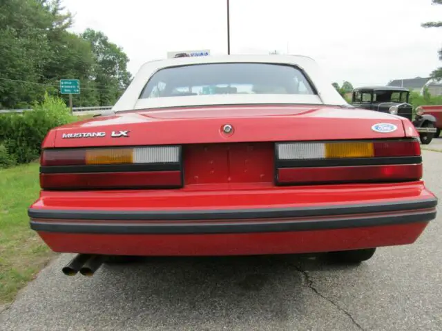 1984 ford mustang lx 5.0 h.o. convertible low mileage southern car