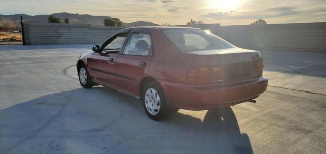 1980 honda civic sedan red fwd manual ferio