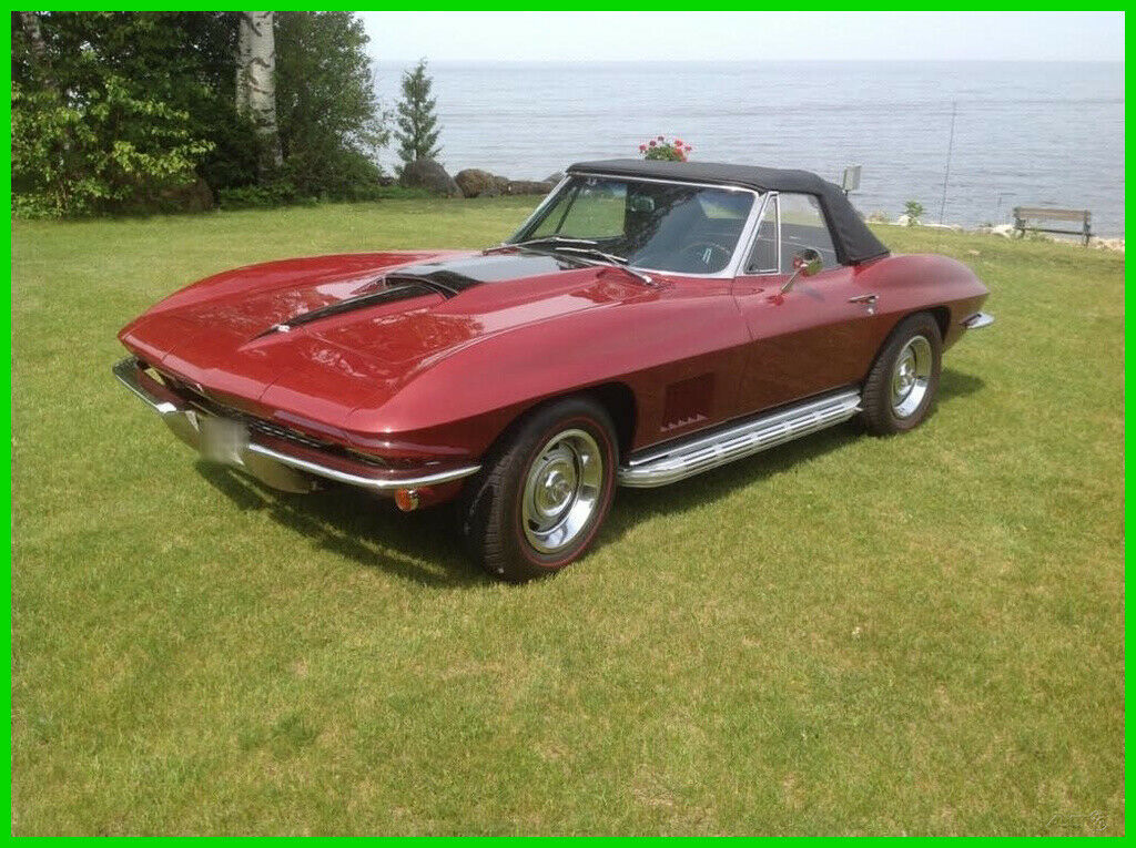 1967 chevrolet corvette convertible v8 4-speed manual 36,043 mi #s matching rwd