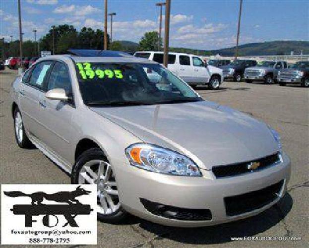 used 2012 chevrolet impala 4dr sdn ltz sedan, 10,300 miles in painted post, ny