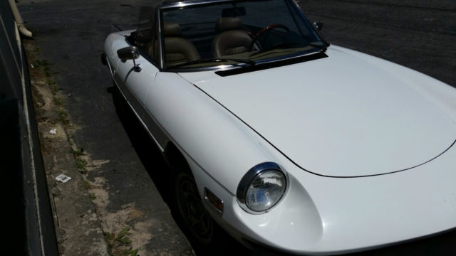 1982 alfa romeo spider series 3 veloce (featured in the graduate)