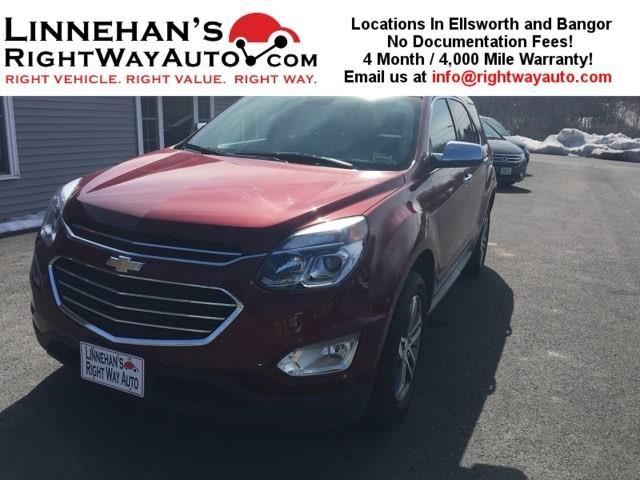 2016 chevrolet equinox ltz awd ltz 4dr suv for sale in bangor, maine