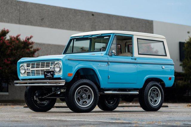 1968 ford bronco custom restomod gulf edition - fully restored