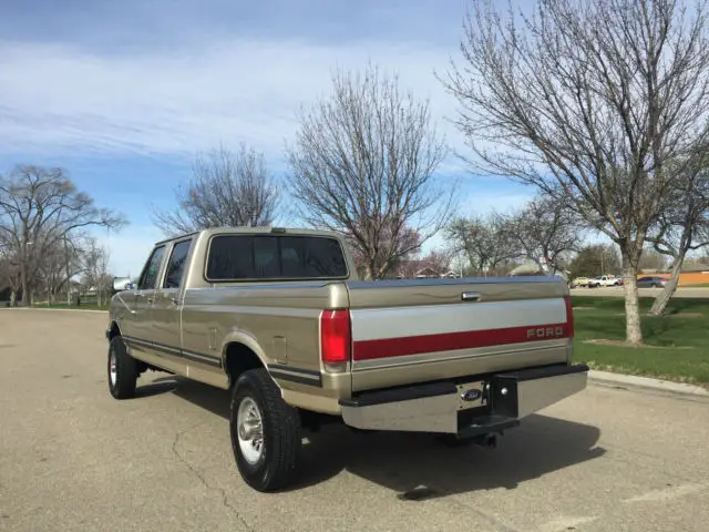 1988 ford f-350 xlt 4x4 crew cab 7.3l turbo diesel only 118.000 actual miles