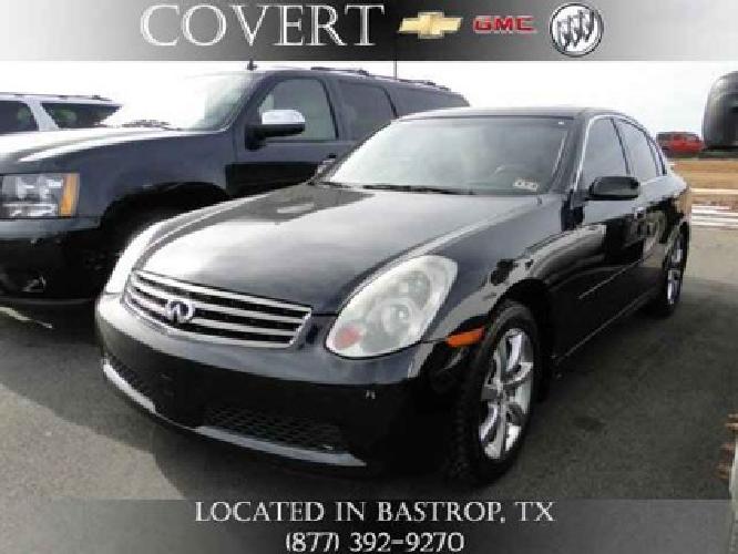 2006 infiniti g35 sedan in bastrop, tx