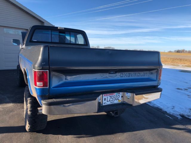 1986 chevy 3/4 ton 2500 4x4 with big block and turbo 400