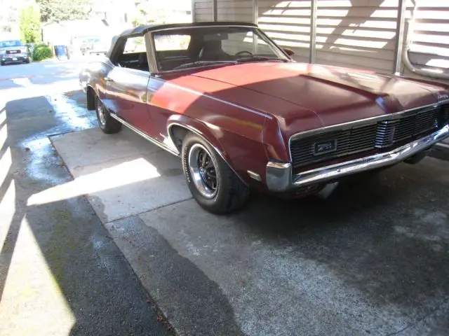1969 mercury cougar xr7 convertible - big block