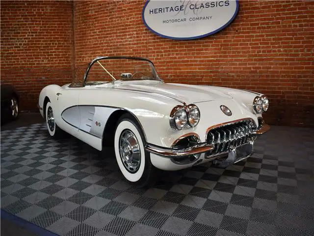 1960 chevrolet corvette, white with 51437 miles available now!