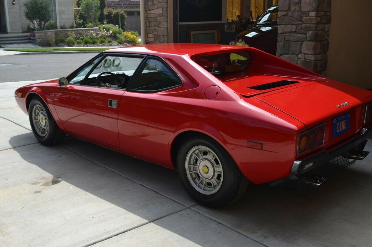 1976 ferrari dino 308 gt4 red/tan euro spec with only 59,398 miles rare car