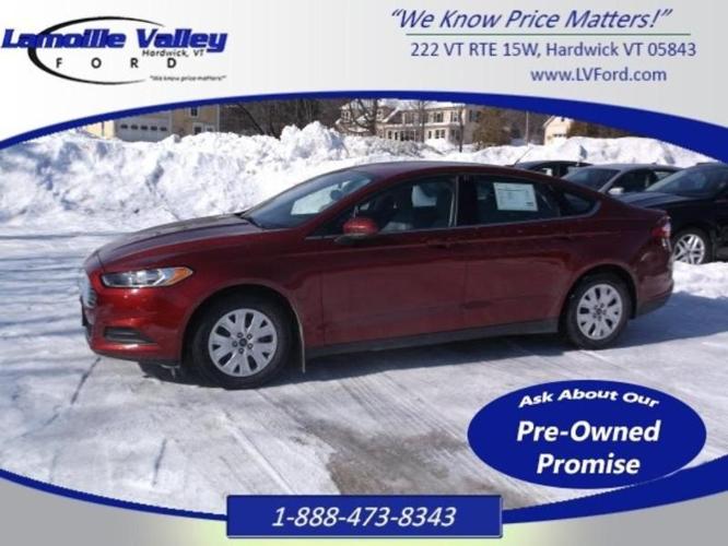 2013 ford fusion s s 4dr sedan for sale in hardwick, vermont