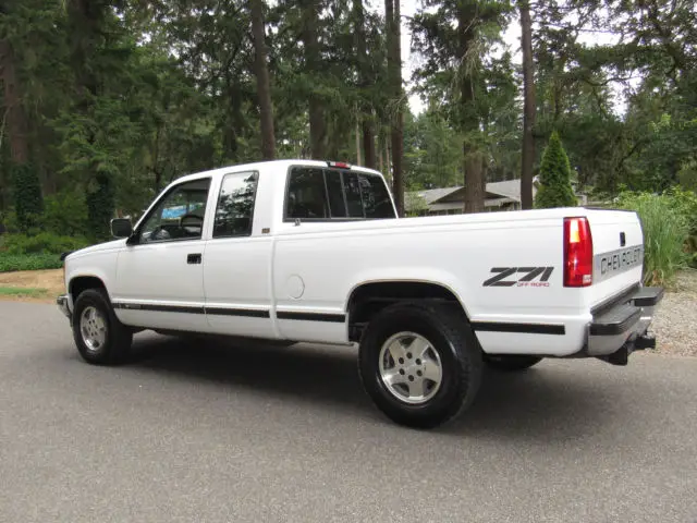 no reserve 1994 chevy ext cab 4x4 350 auto z-71 off road 111 k miles 1 owner