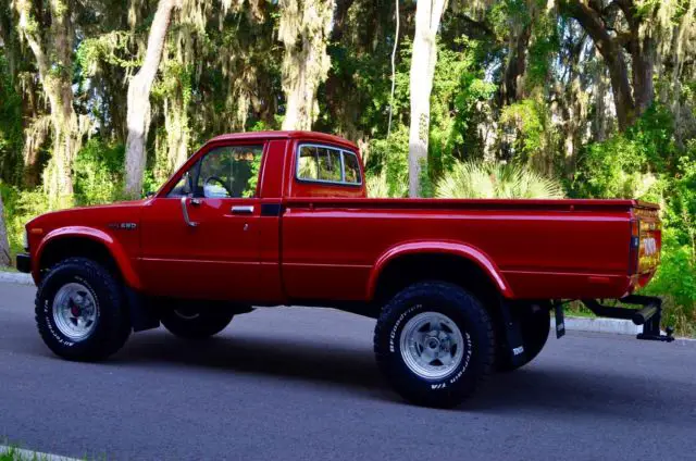 1982 toyota pickup 4x4 regular cab tacoma trd hilux 22r 5 speed low reserve no