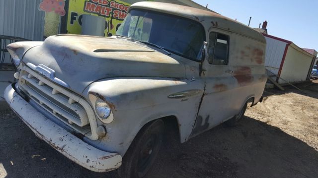 1957 chevrolet panel half ton 3100 original