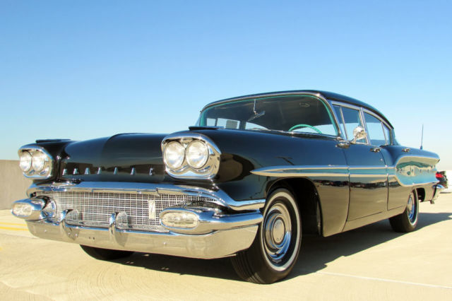 1958 pontiac chieftain showroom cond no reserve frame off restoration