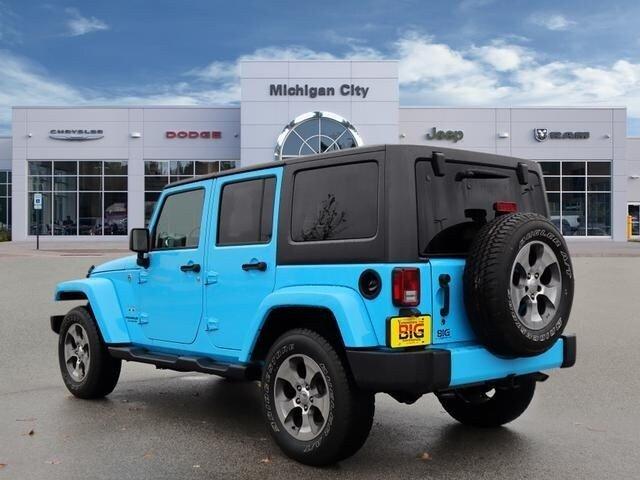 certified 2017 jeep wrangler unlimited sahara michigan city, in 46360 for sale in long beach, indiana