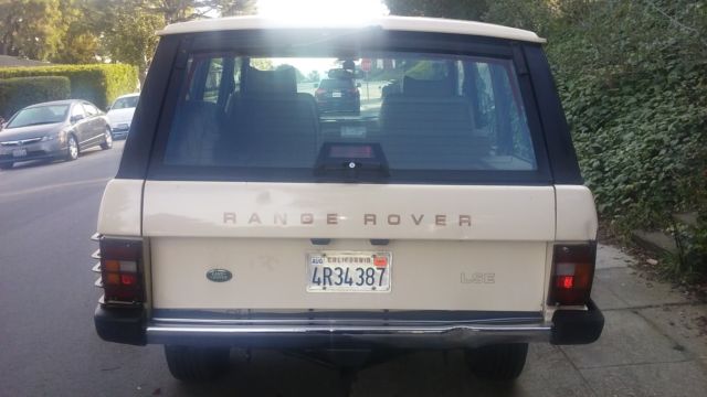 clean rustfree 1992 land rover range rover swb classic lse 3.9l short wheelbase